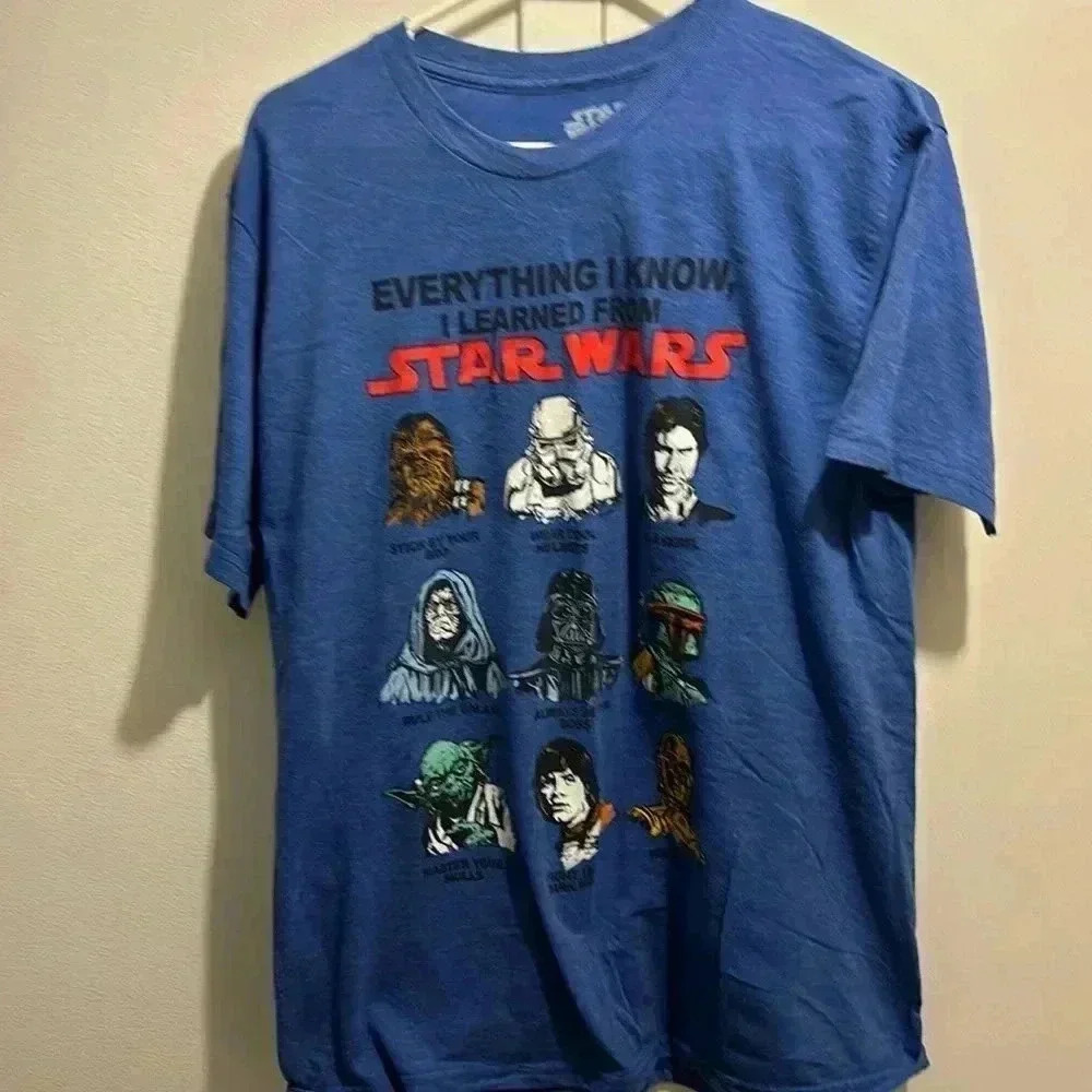 Star Wars Everything I Know I learned from Star Wars size L